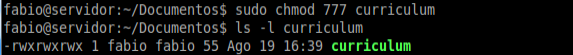 permissões de acesso com chmod - linux
