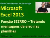 Função SEERRO no Microsoft Excel 2013