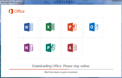 nstalando o Pacote Microsoft Office 2016 Preview