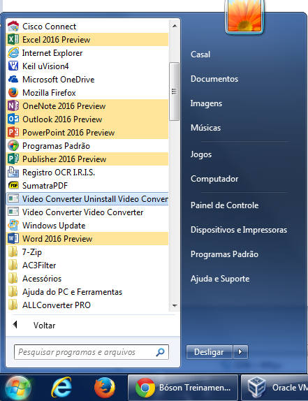 Pacote Microsoft Office 2016 Preview i- aplicativos