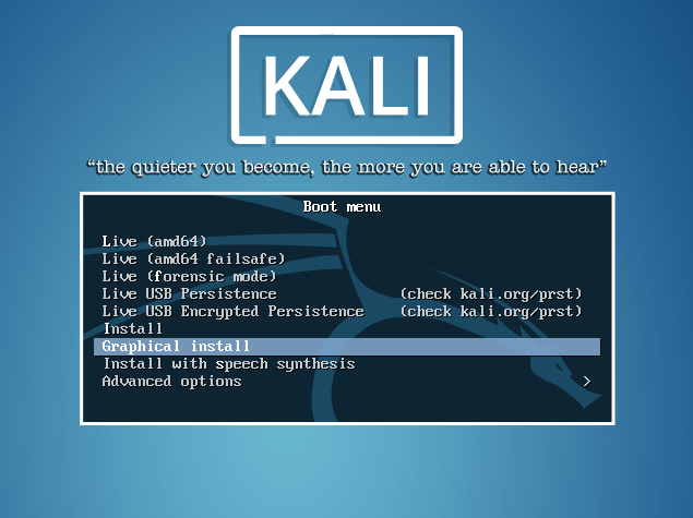 Kali Linux Instalação