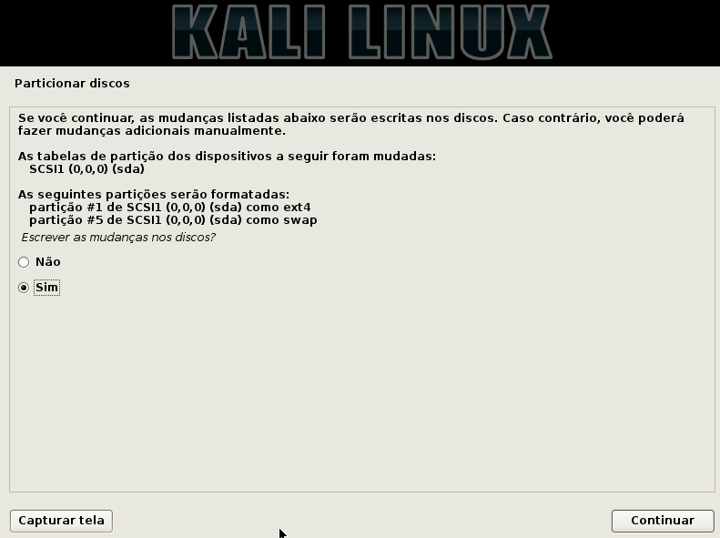 Kali Linux - Formatar discos