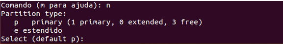 Criar nova partição no Linux - LPI 1