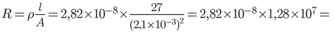Resistividade do fio de alumínio