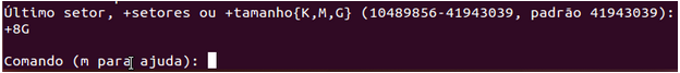 Tamanho da unidade lógica com fdisk no Linux