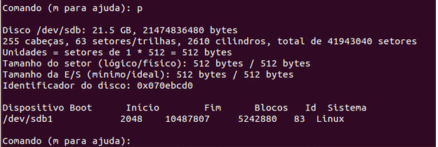 Verificar as partições no Linux Ubuntu com fdisk - LPI 1