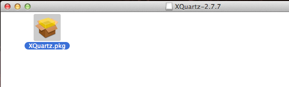 Abrir o pacote do XQuartz no OS X Yosemite