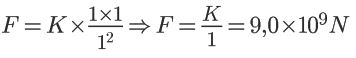 Exercício 03 de Lei de Coulomb