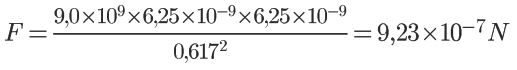 Exercício 04 de Lei de Coulomb