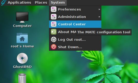 19-GhostBSD-control-center