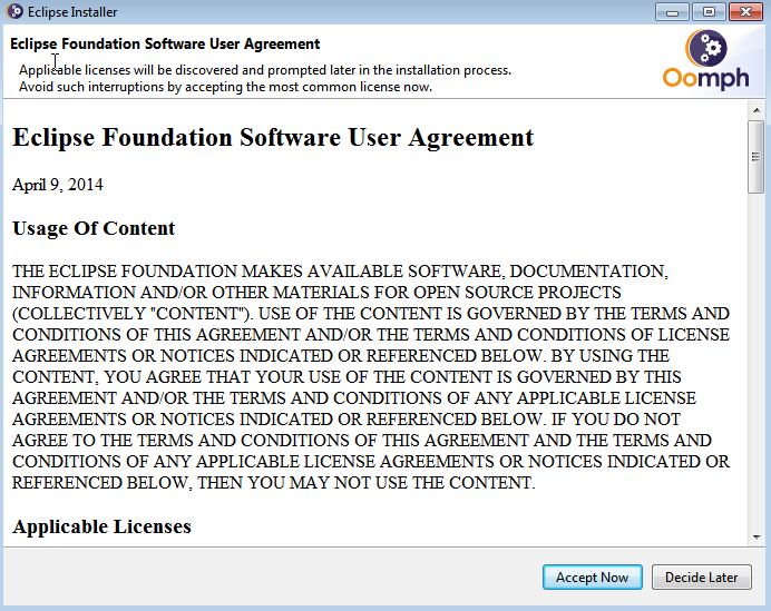 05-eclipse-installer-java-licença