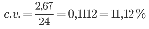 Estatística - Coeficiente de variação - cálculo