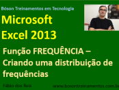Excel 2013 - Função frequência - estatística