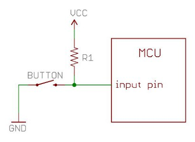 Usando um resistor de pull-up