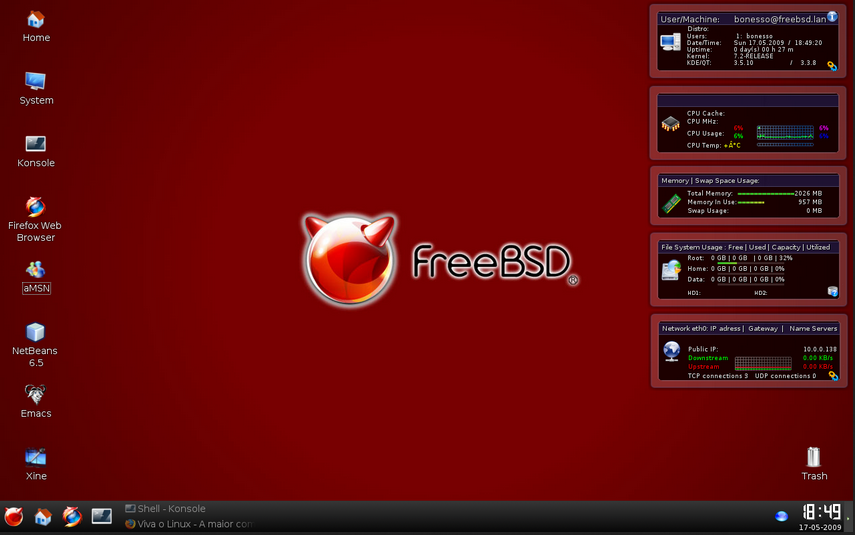 FreeBSD - Sistema Unix baseado em BSD
