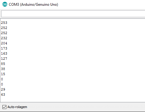 Arduino - Função map() e monitor serial