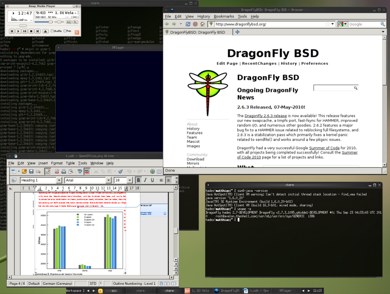 DragonflyBSD - Sistema operacional baseado em BSD