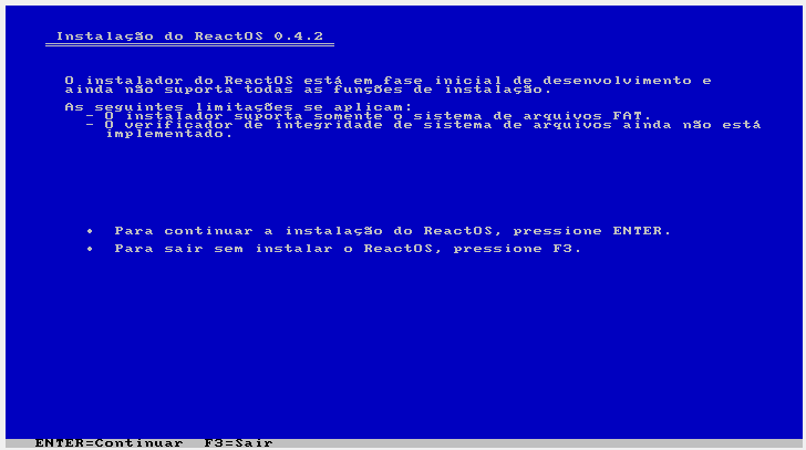 05-ReactOS-Instalação