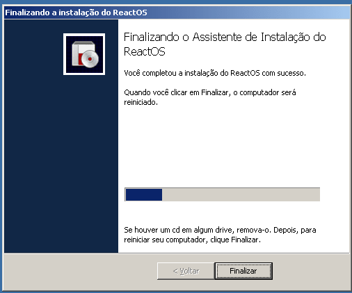 25-ReactOS-Finalizando-Instalação