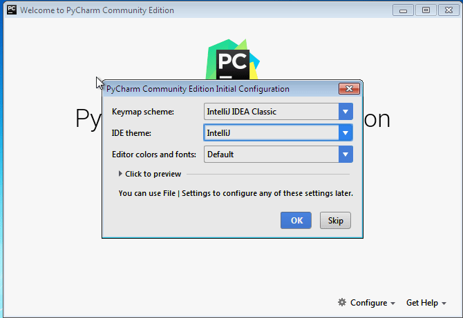 Configurando o PyCharm Community Edition