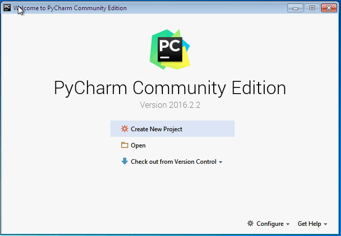 Criar um projeto no IDE PyCharm