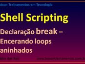 Declaração break em loops aninhados - Shell Script