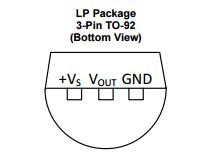 Pinagem do LM35 - Sensor de temperatura
