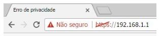 Erro de privacidade na instalação do firewall pfSense