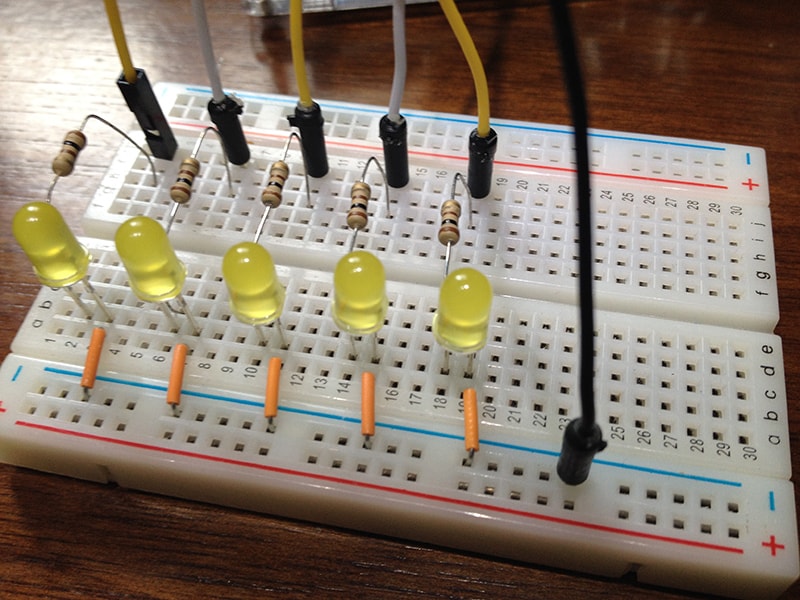 Sequencial de LEDs com Arduino