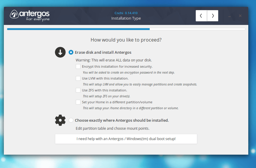 Particionamento e Formatação no Linux Antergos