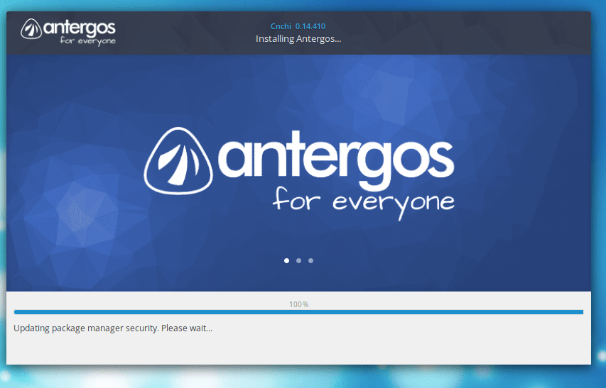 Instalando o Linux Antergos