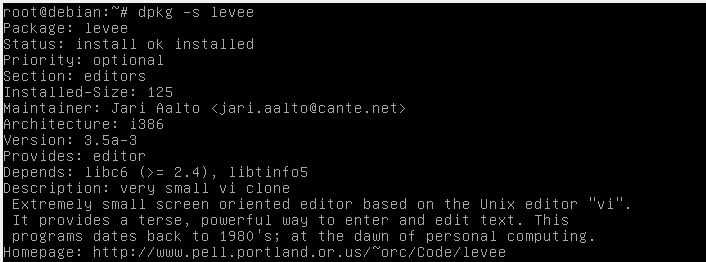 instalar pacote levee no linux debian com dpkg