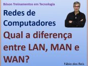 Diferença entre LAN, MAN e WAN em redes