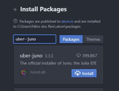 Instalar IDE Juno para Julia