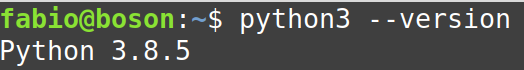 Verificar versão do python no linux