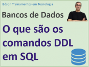 Comandos DDL em linguagem SQL de bancos de dados