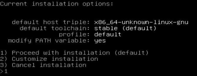 Instalação do Rust no Linux