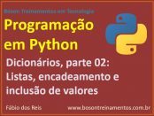 Encadeamento de dicionários em Python e Listas
