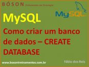 como criar um banco de dados com create database no mysql