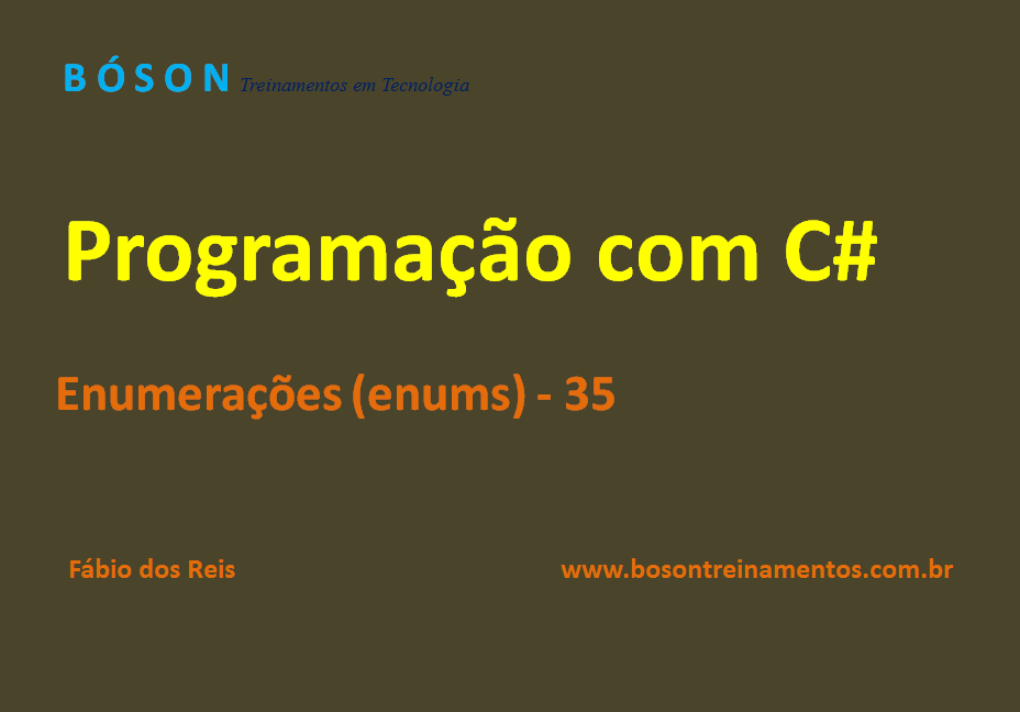 Programação em C# - Enumerações - enums
