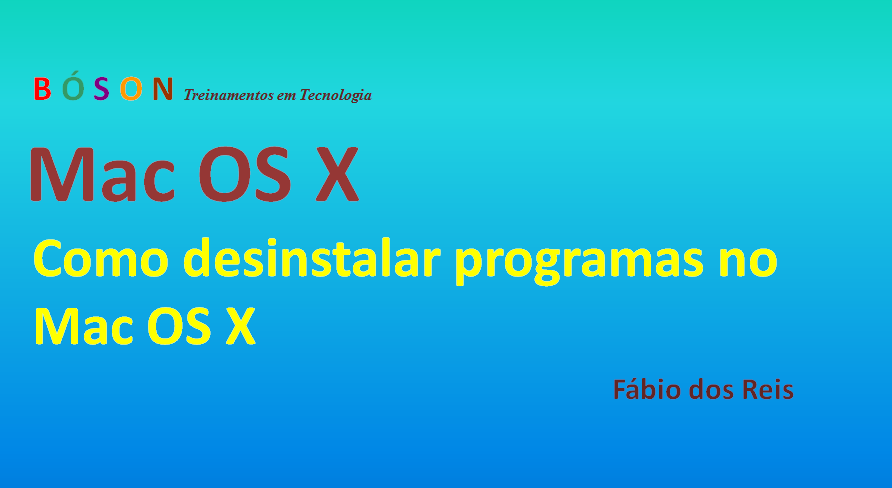 Desinstalar programas no Mac OS X