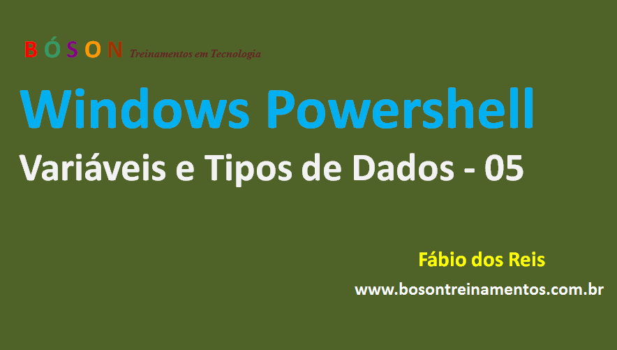 Windows PowerShell Variáveis