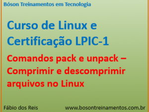 Comandos pack e unpack - Linux LPI 1