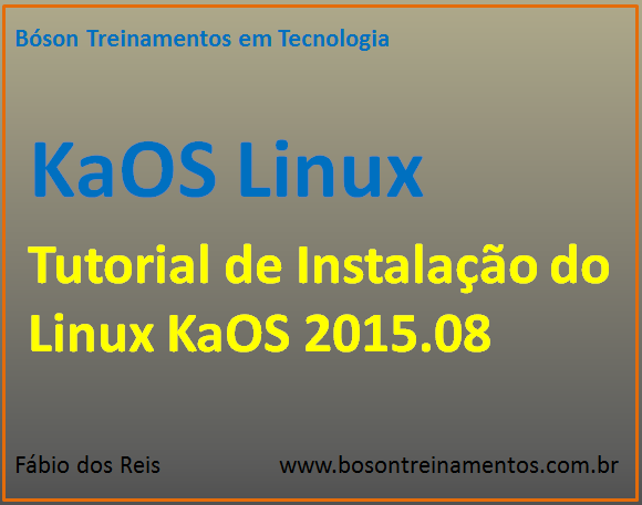 Instalando o KaOS Linux 2015.08