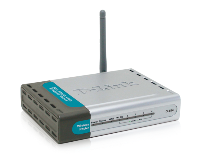 Roteador D-Link DI-524 Take Apart