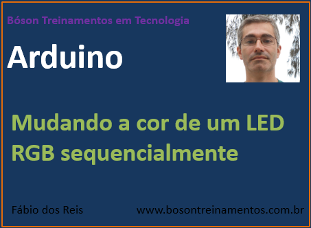 Arduino - piscando LED RGB