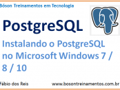 Instalar o SGBD POstgreSQL no Microsoft Windows 10