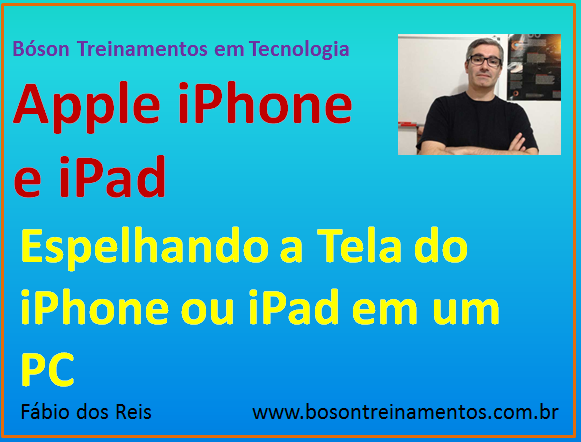 Espelhar a tela do iPhone ou do iPad em um PC com Microsoft Windows