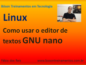 Editor de textos GNU nano no Linux