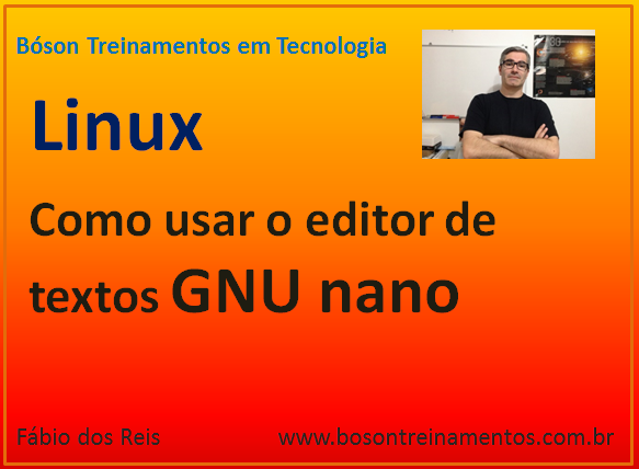 Editor de textos GNU nano no Linux